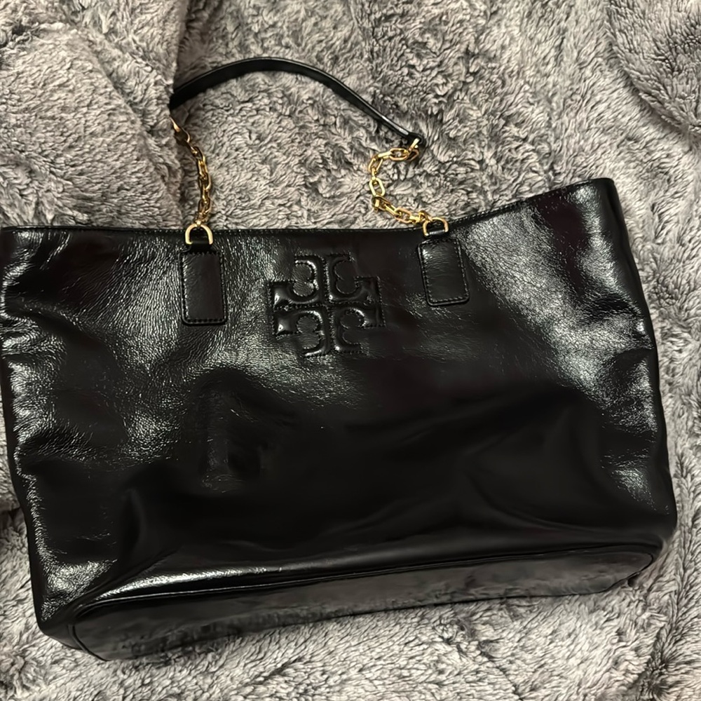 Tory Burch Charlie Patent Tote